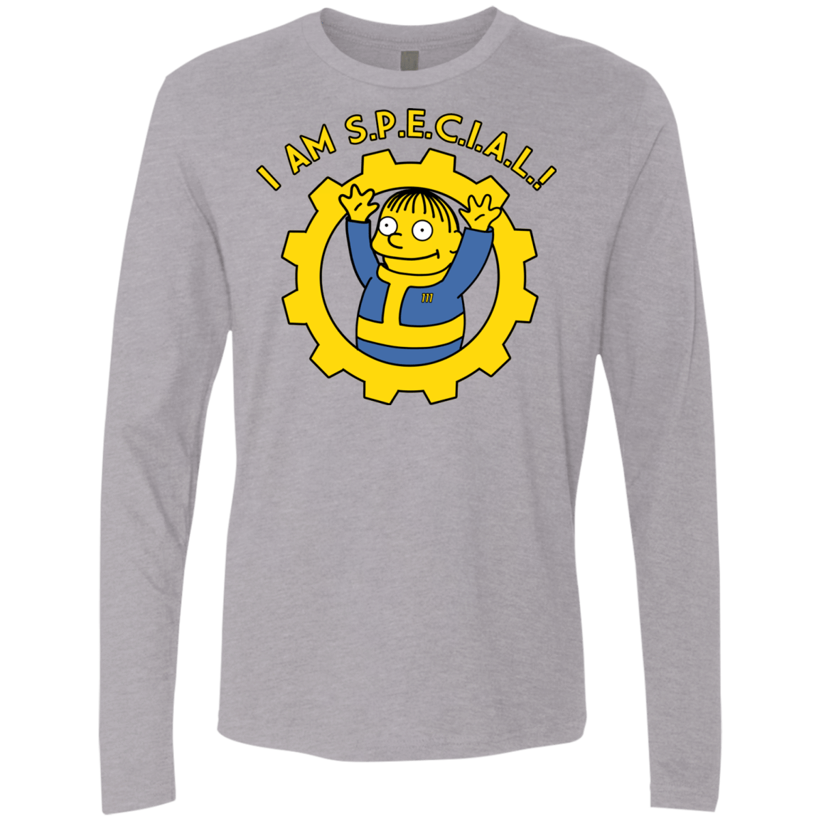 T-Shirts Heather Grey / Small I am special Men's Premium Long Sleeve