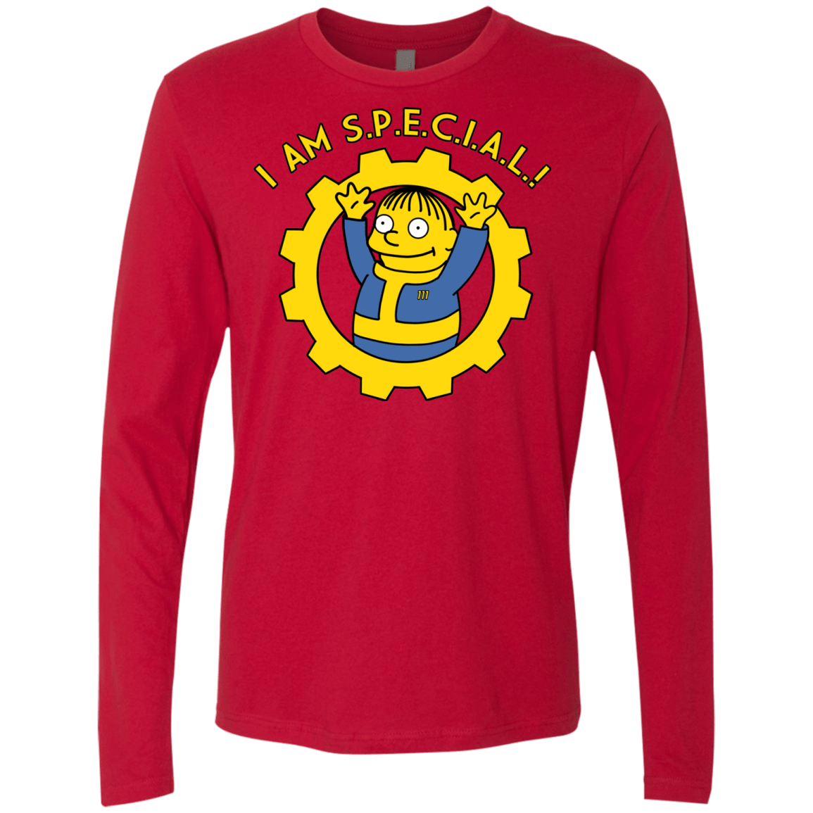 T-Shirts Red / Small I am special Men's Premium Long Sleeve