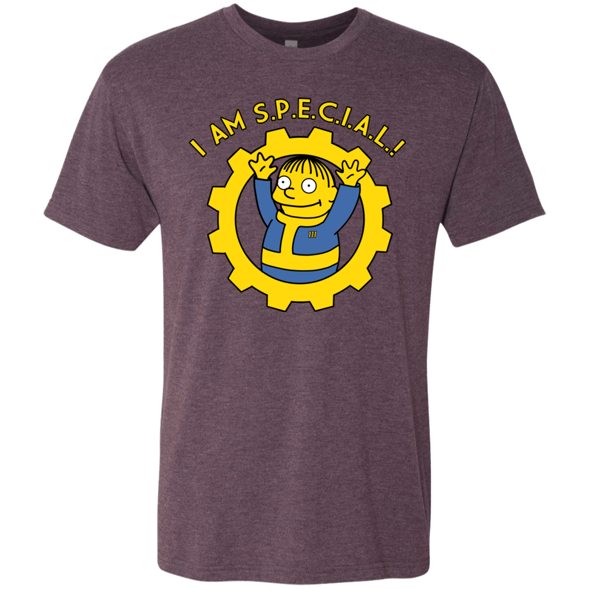T-Shirts Vintage Purple / Small I am special Men's Triblend T-Shirt