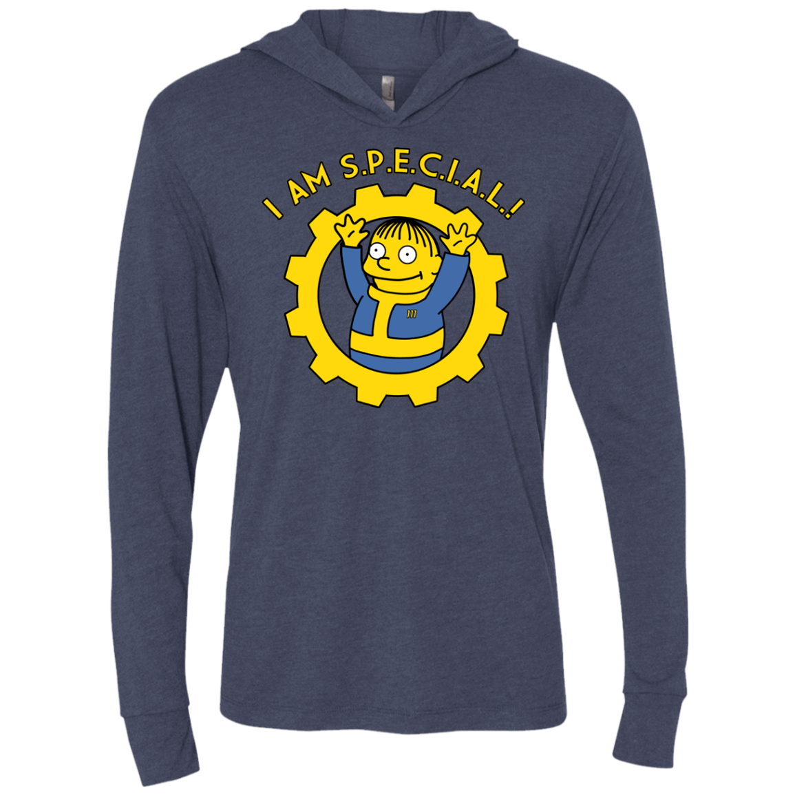 T-Shirts Vintage Navy / X-Small I am special Triblend Long Sleeve Hoodie Tee