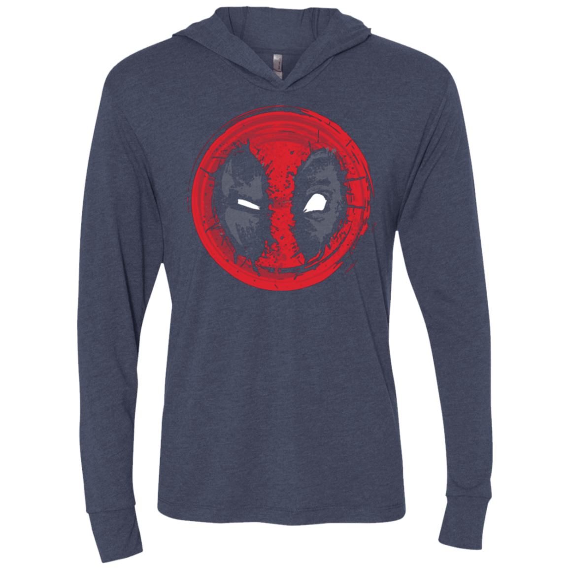 T-Shirts Vintage Navy / X-Small I am the Dead Triblend Long Sleeve Hoodie Tee