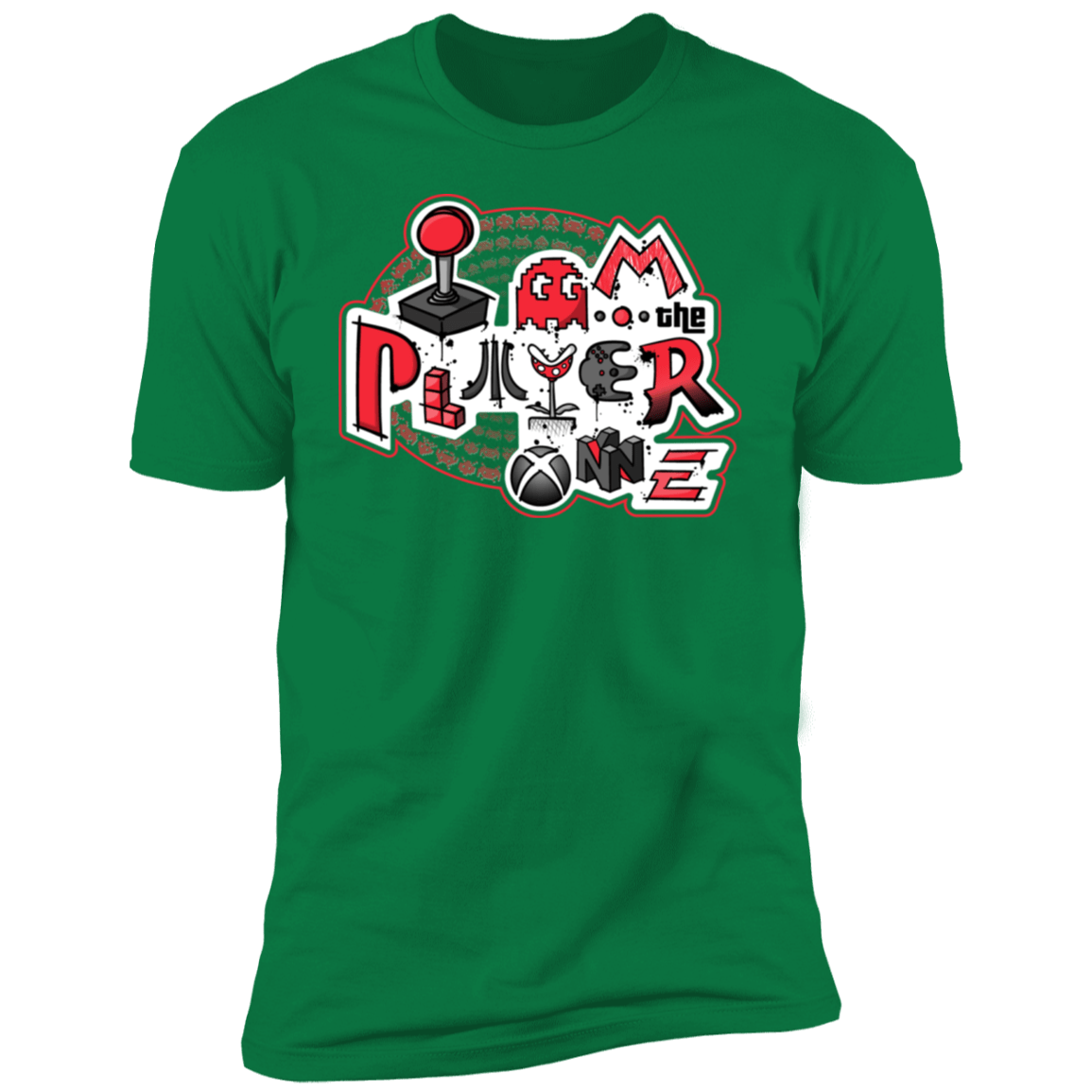 T-Shirts Kelly Green / S I Am The Player One Men's Premium T-Shirt