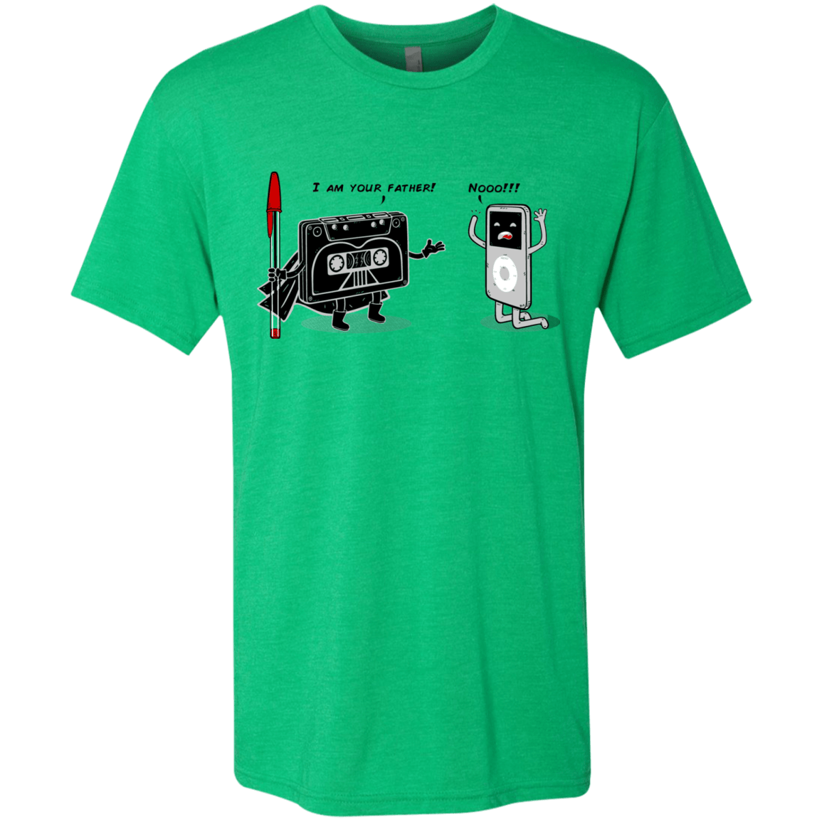 T-Shirts Envy / Small I Am Your Father Men's Triblend T-Shirt