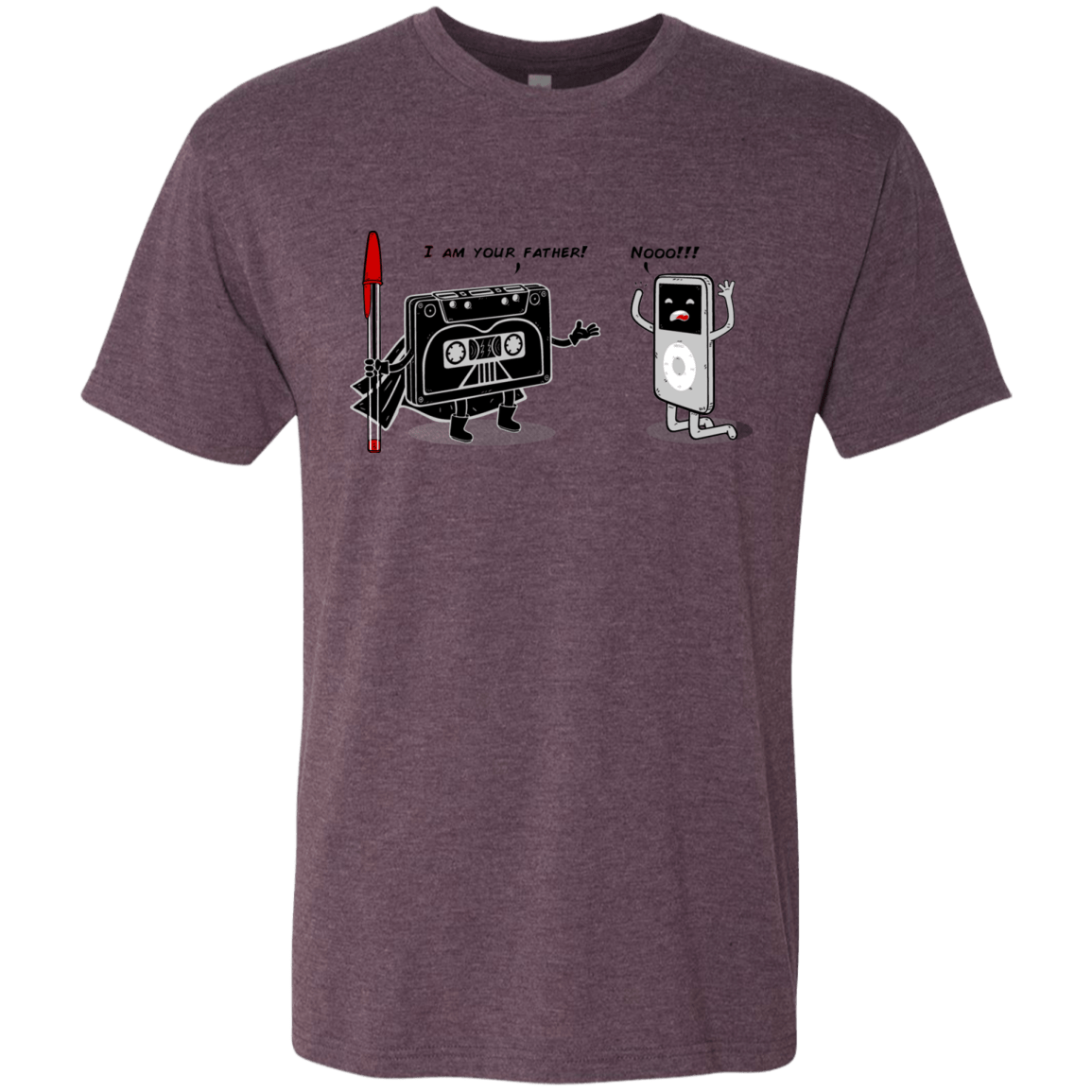 T-Shirts Vintage Purple / Small I Am Your Father Men's Triblend T-Shirt