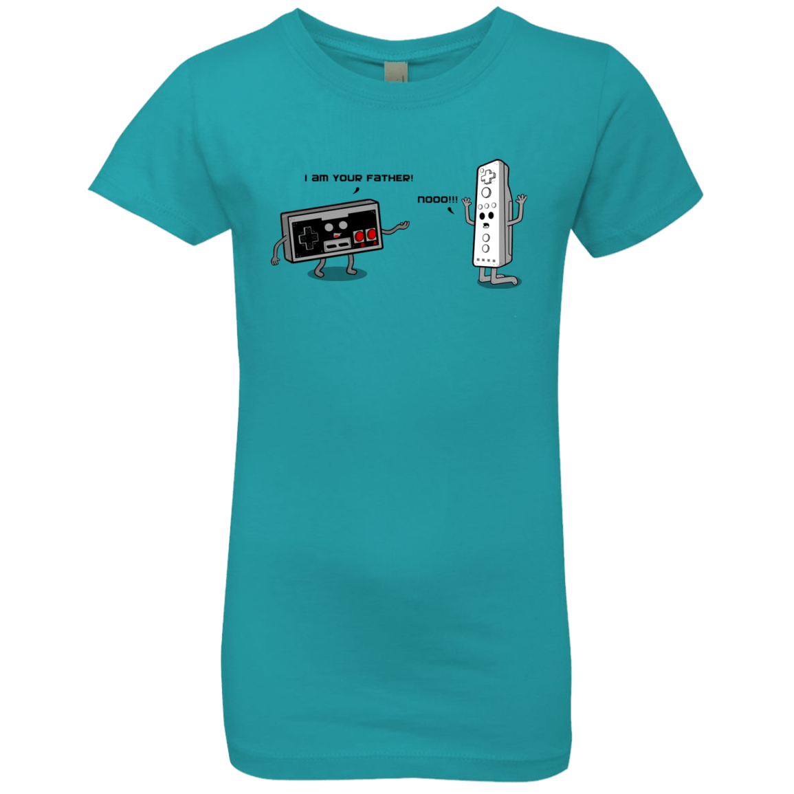 T-Shirts Tahiti Blue / YXS I am your father NES Girls Premium T-Shirt