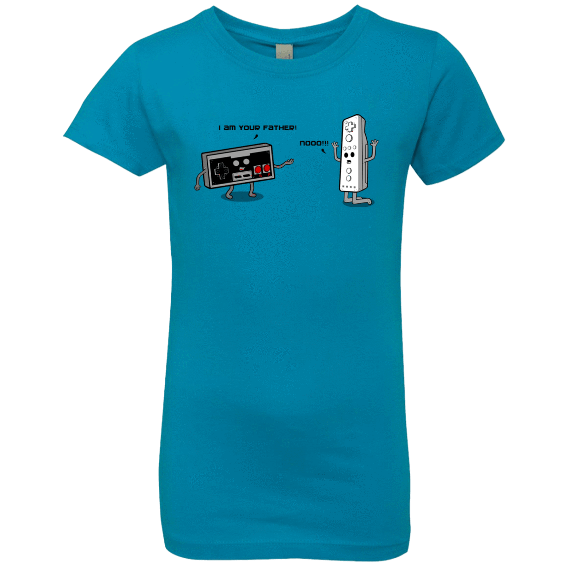 T-Shirts Turquoise / YXS I am your father NES Girls Premium T-Shirt