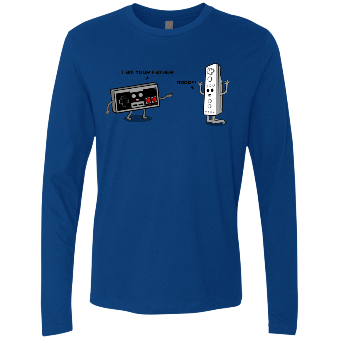 T-Shirts Royal / Small I am your father NES Men's Premium Long Sleeve