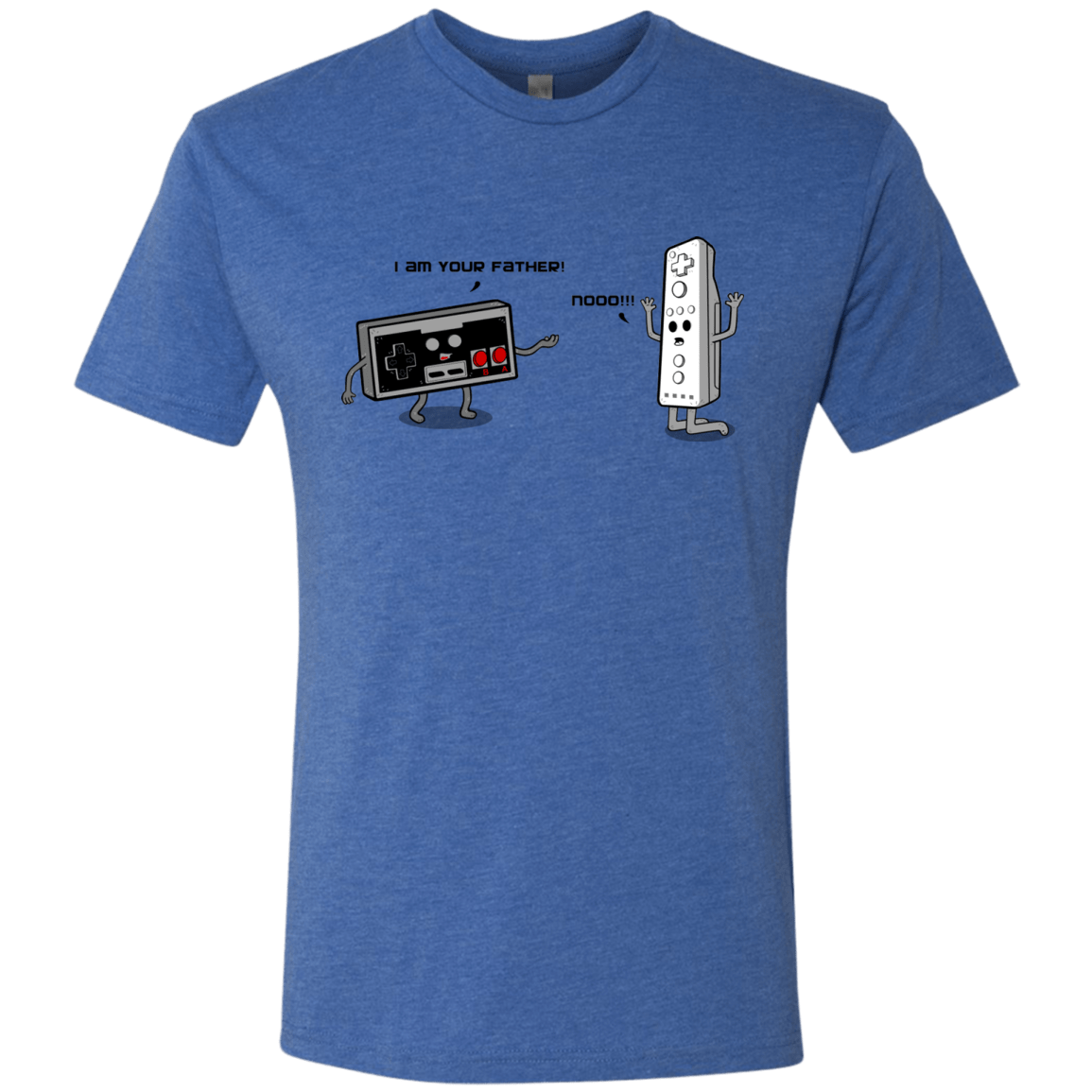 T-Shirts Vintage Royal / Small I am your father NES Men's Triblend T-Shirt