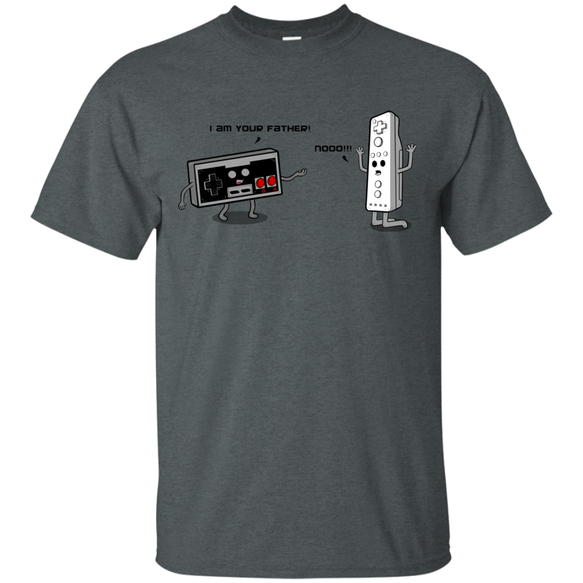 T-Shirts Dark Heather / Small I am your father NES T-Shirt