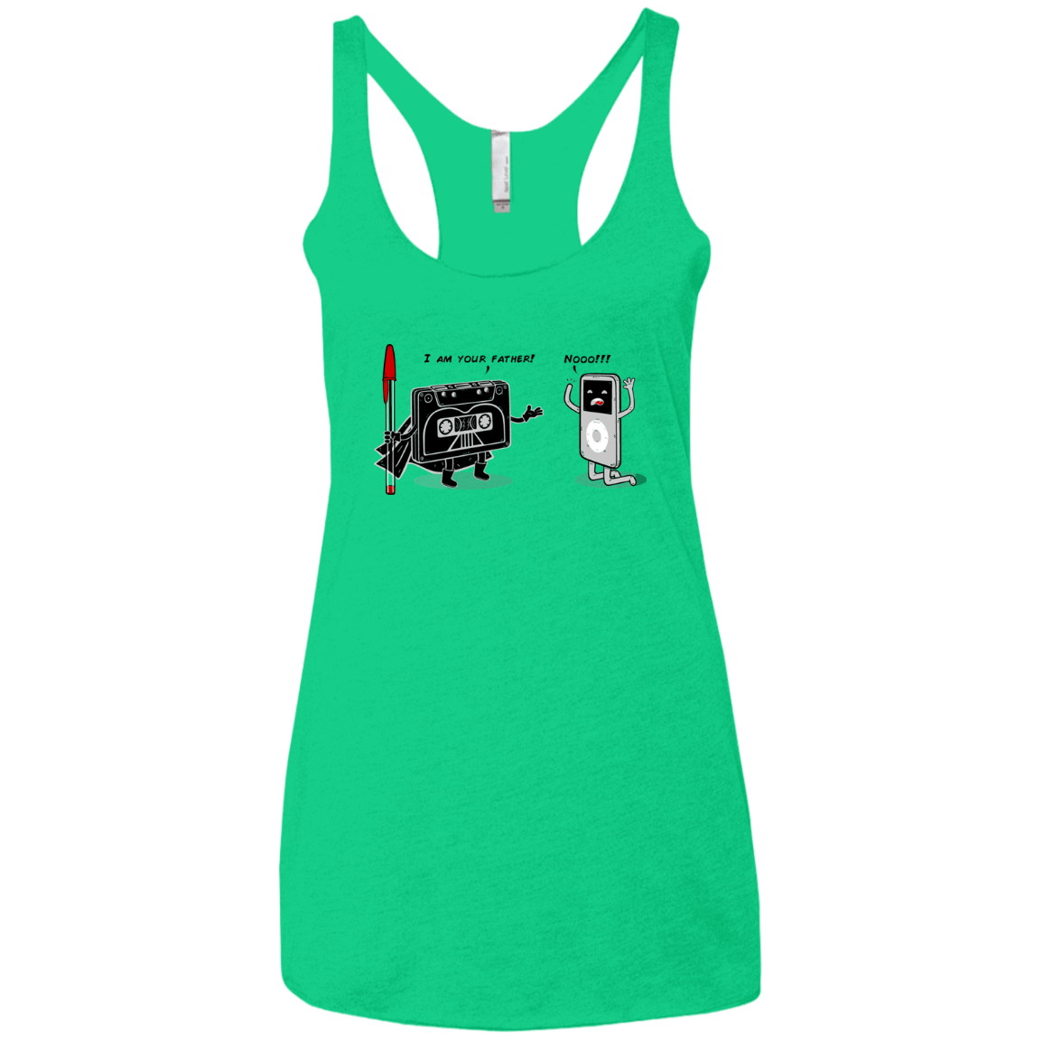 I Am Your Father Women's Triblend Racerback Tank