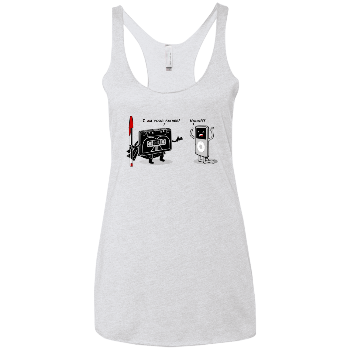 I Am Your Father Women's Triblend Racerback Tank