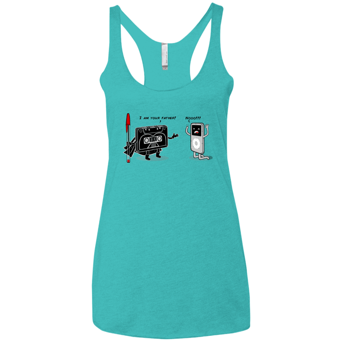 I Am Your Father Women's Triblend Racerback Tank