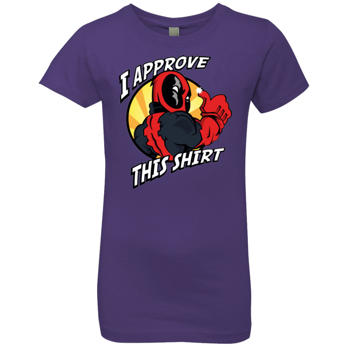 T-Shirts Purple Rush / YXS I Approve This Shirt Girls Premium T-Shirt