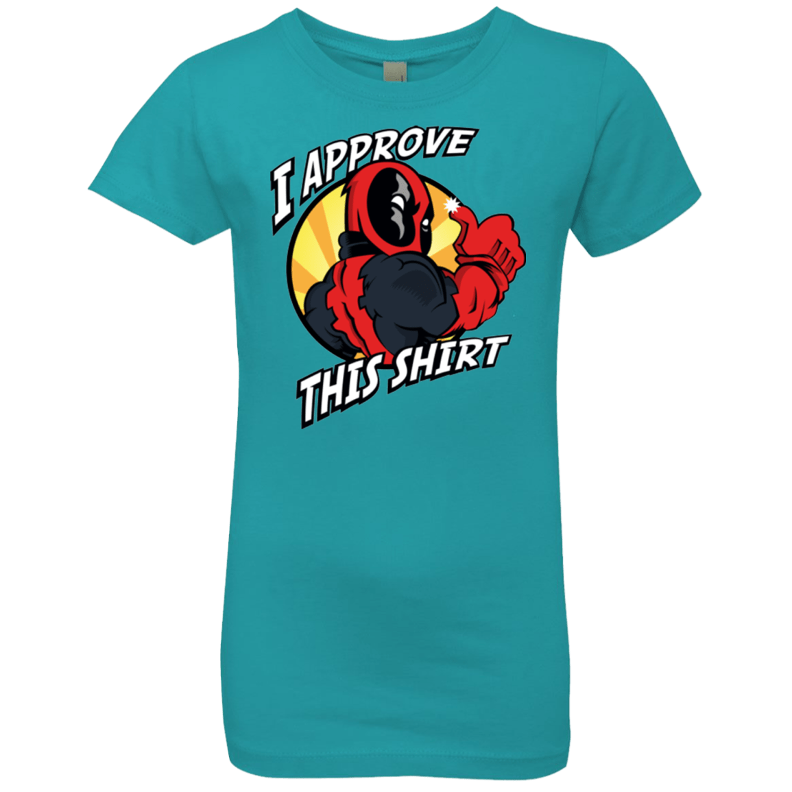 T-Shirts Tahiti Blue / YXS I Approve This Shirt Girls Premium T-Shirt