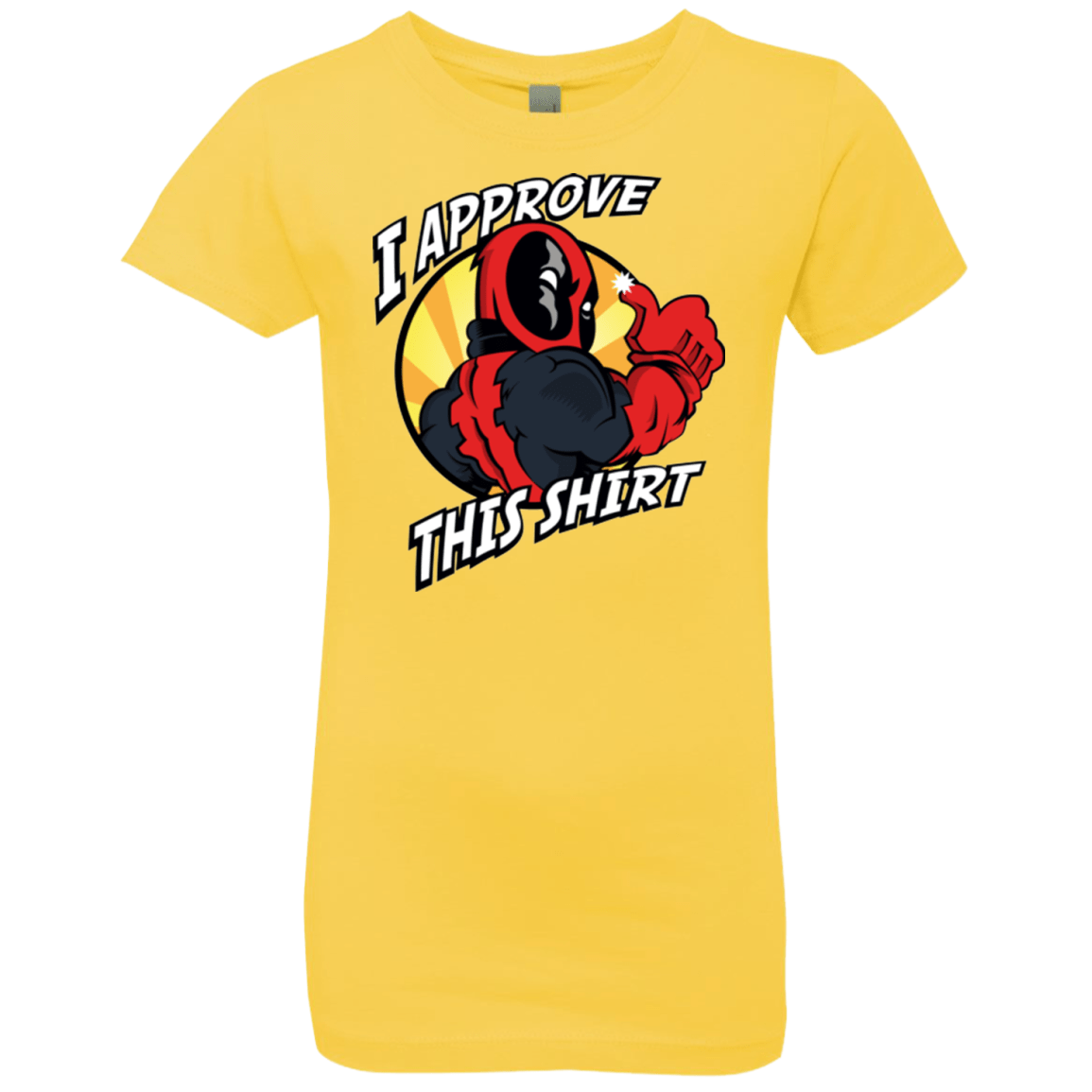 T-Shirts Vibrant Yellow / YXS I Approve This Shirt Girls Premium T-Shirt