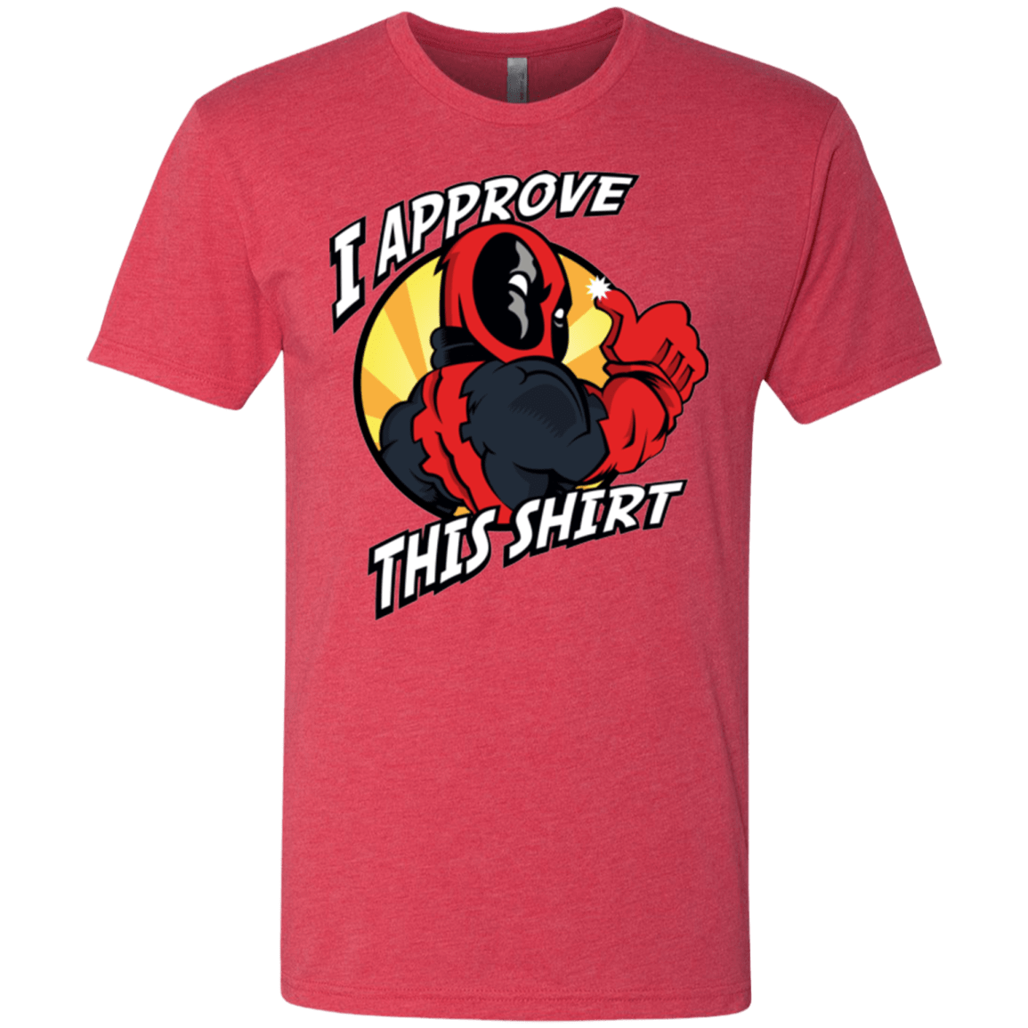 T-Shirts Vintage Red / Small I Approve This Shirt Men's Triblend T-Shirt