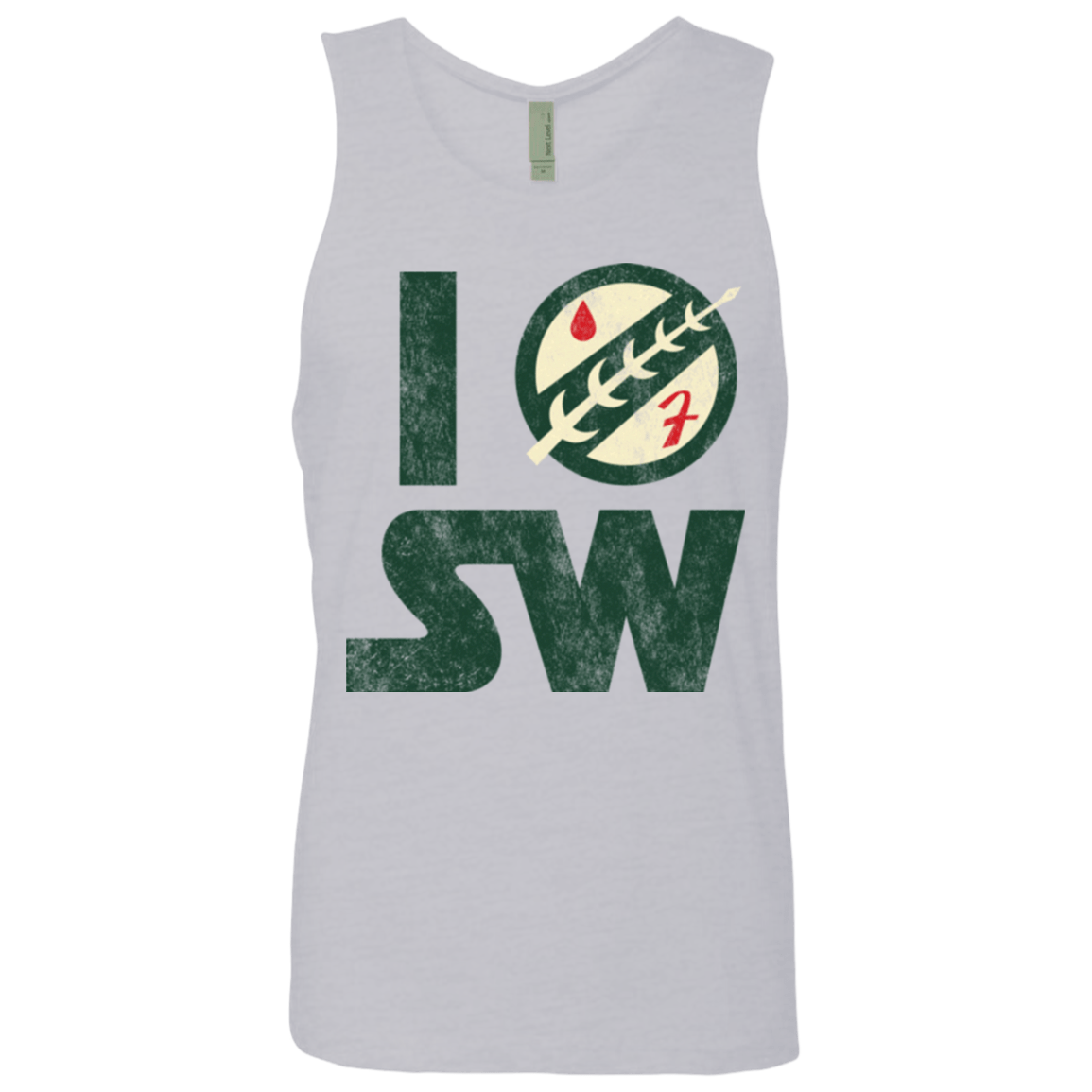 T-Shirts Heather Grey / Small I Boba SW Men's Premium Tank Top