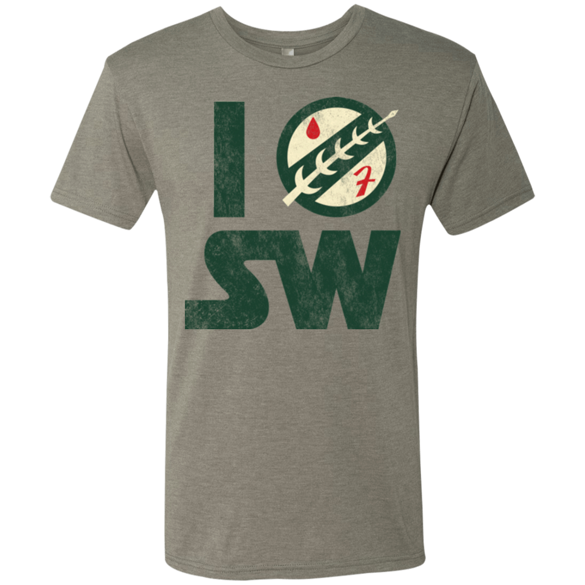 T-Shirts Venetian Grey / Small I Boba SW Men's Triblend T-Shirt