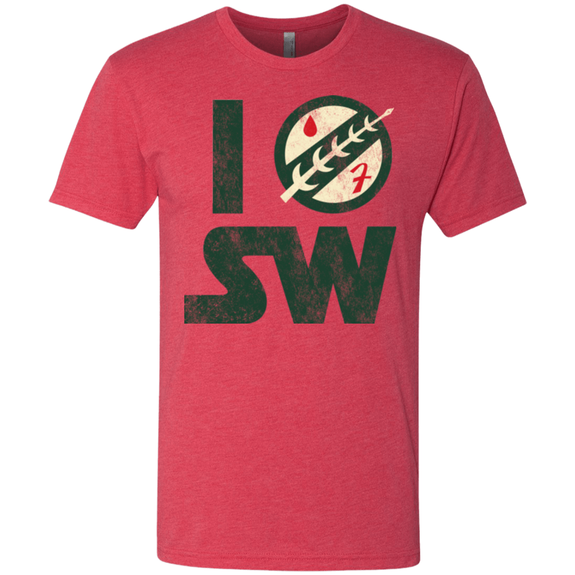 T-Shirts Vintage Red / Small I Boba SW Men's Triblend T-Shirt