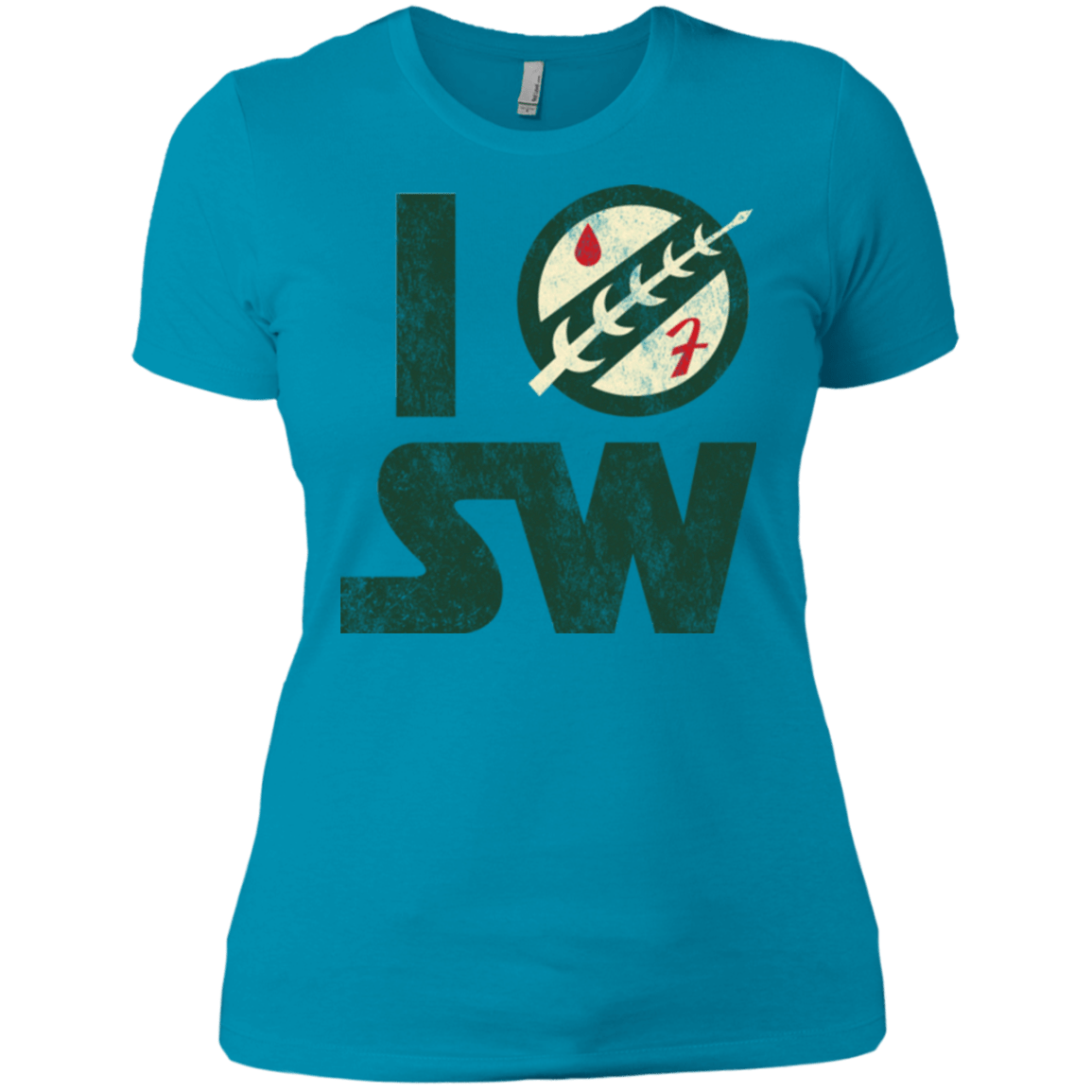 T-Shirts Turquoise / X-Small I Boba SW Women's Premium T-Shirt