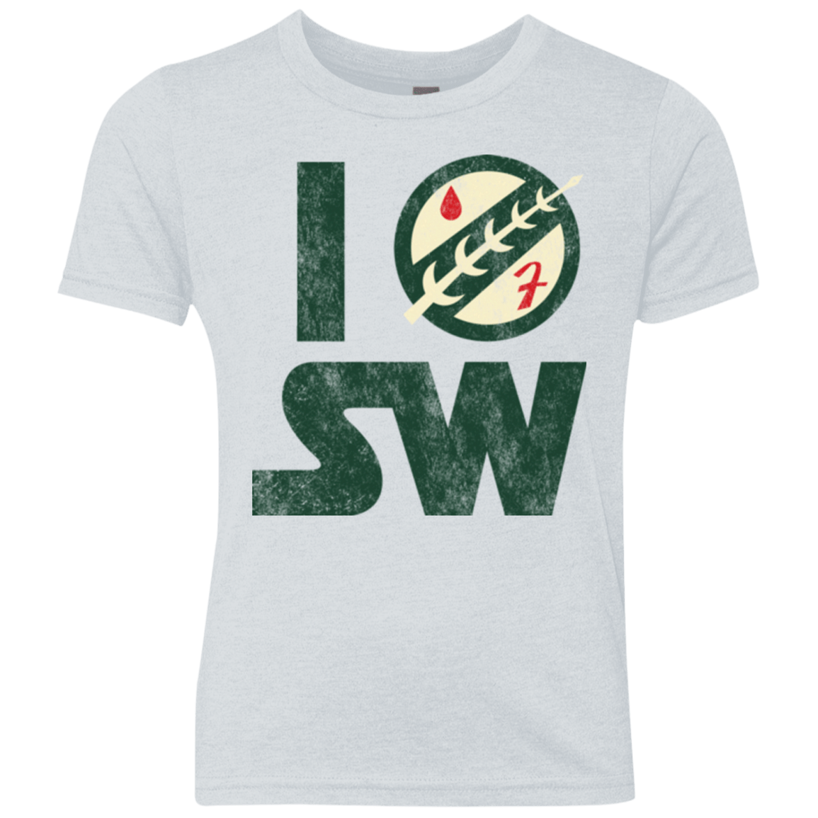 T-Shirts Heather White / YXS I Boba SW Youth Triblend T-Shirt