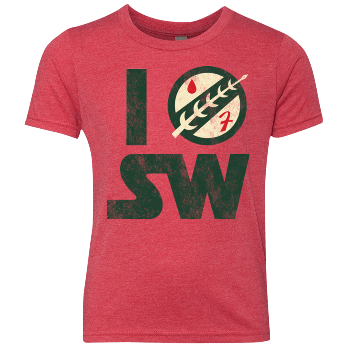 T-Shirts Vintage Red / YXS I Boba SW Youth Triblend T-Shirt
