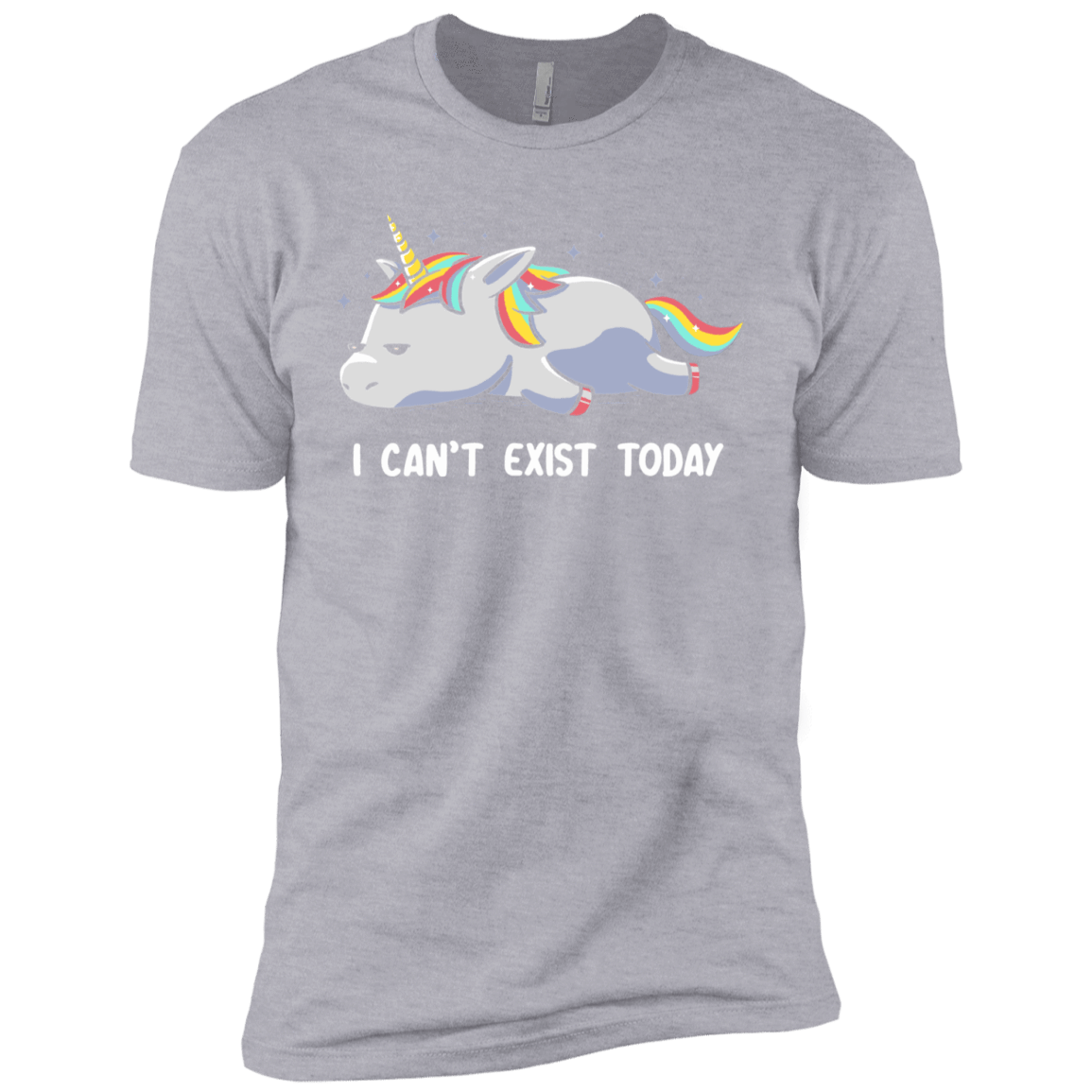 T-Shirts Heather Grey / YXS I Can't Exist Today Boys Premium T-Shirt