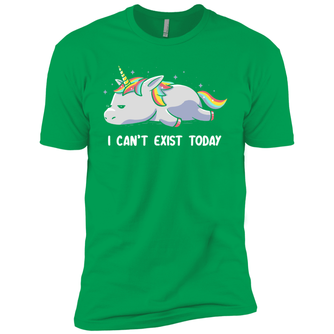T-Shirts Kelly Green / YXS I Can't Exist Today Boys Premium T-Shirt