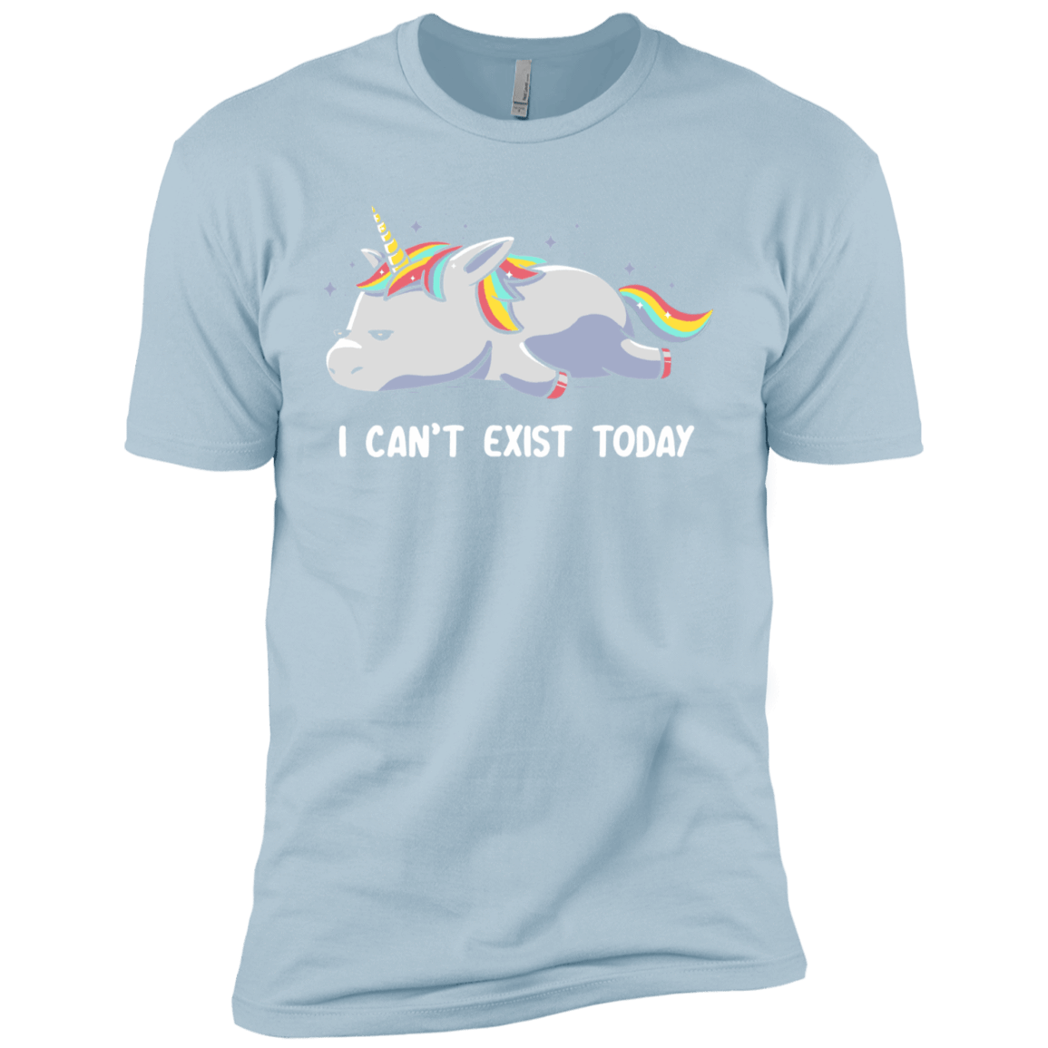 T-Shirts Light Blue / YXS I Can't Exist Today Boys Premium T-Shirt
