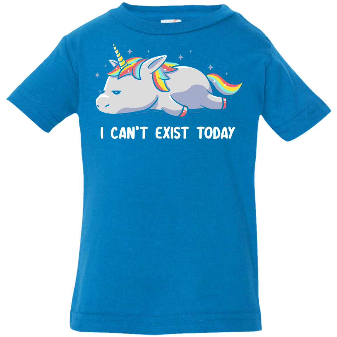 T-Shirts Cobalt / 6 Months I Can't Exist Today Infant Premium T-Shirt