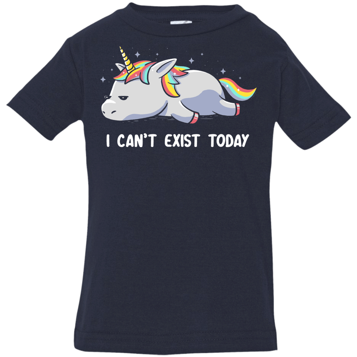 T-Shirts Navy / 6 Months I Can't Exist Today Infant Premium T-Shirt