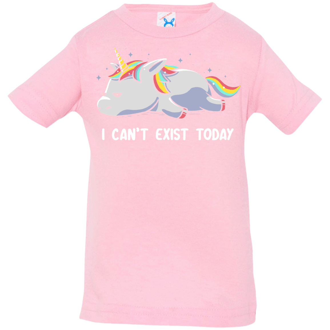 T-Shirts Pink / 6 Months I Can't Exist Today Infant Premium T-Shirt