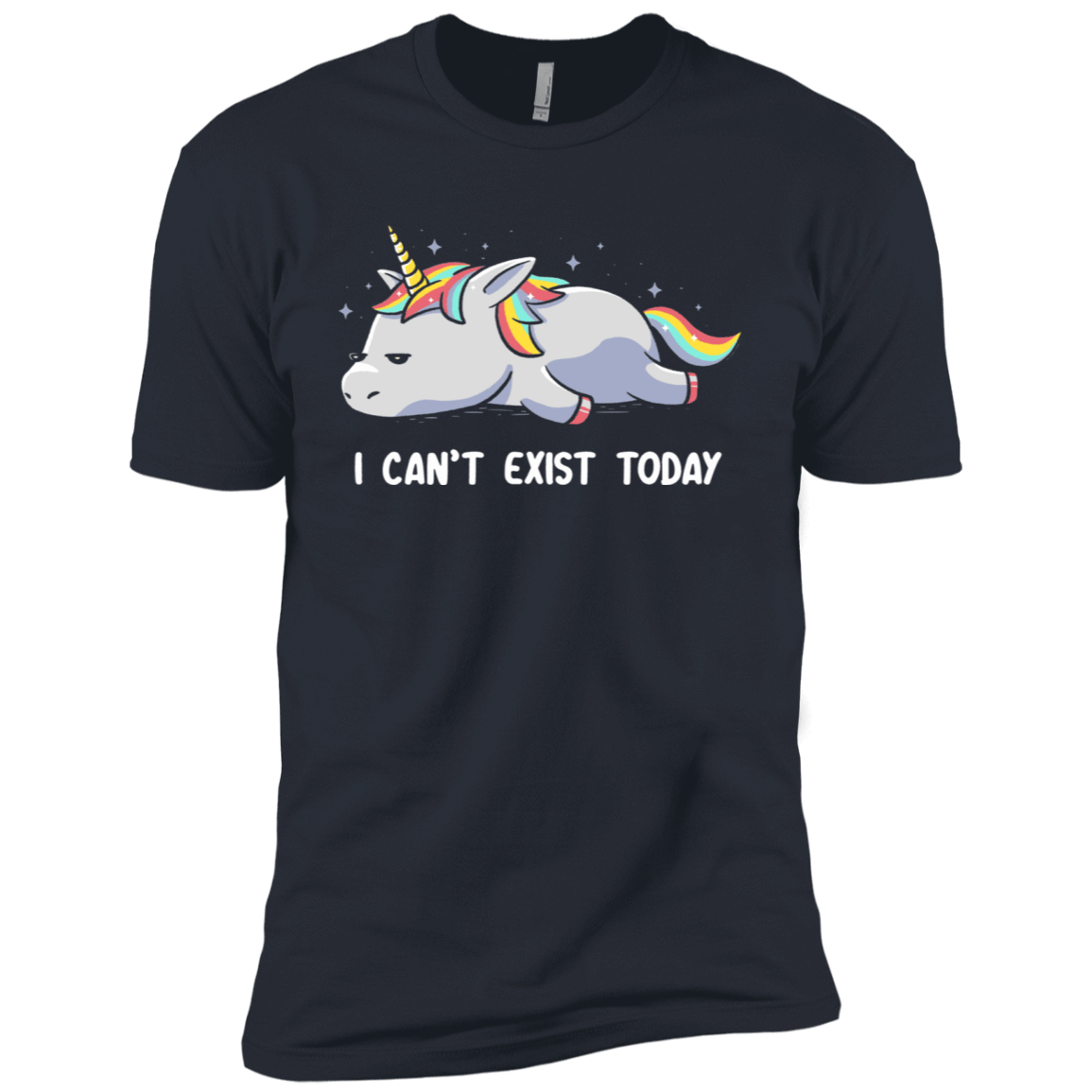 T-Shirts Indigo / X-Small I Can't Exist Today Men's Premium T-Shirt