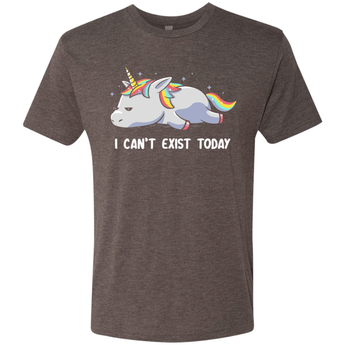 T-Shirts Macchiato / S I Can't Exist Today Men's Triblend T-Shirt