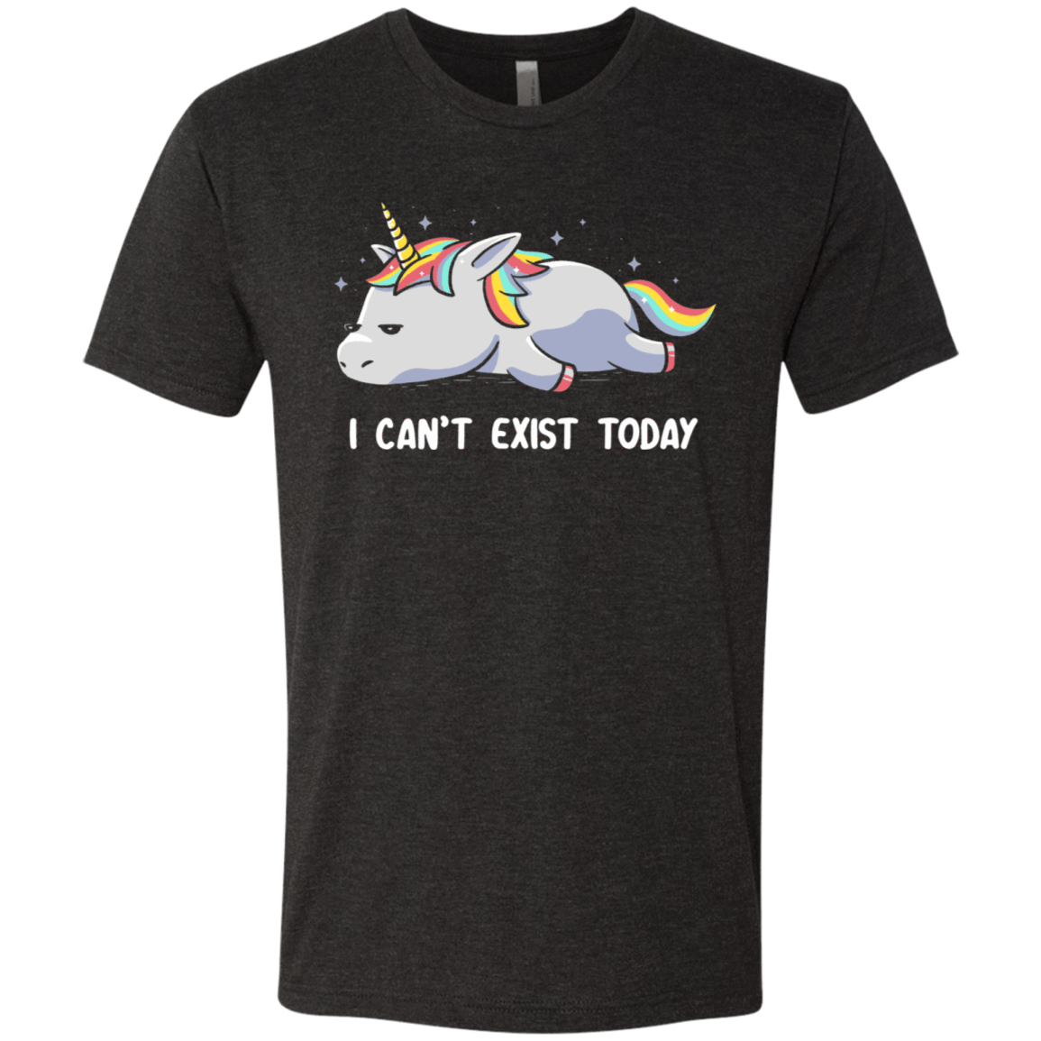 T-Shirts Vintage Black / S I Can't Exist Today Men's Triblend T-Shirt