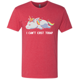 T-Shirts Vintage Red / S I Can't Exist Today Men's Triblend T-Shirt