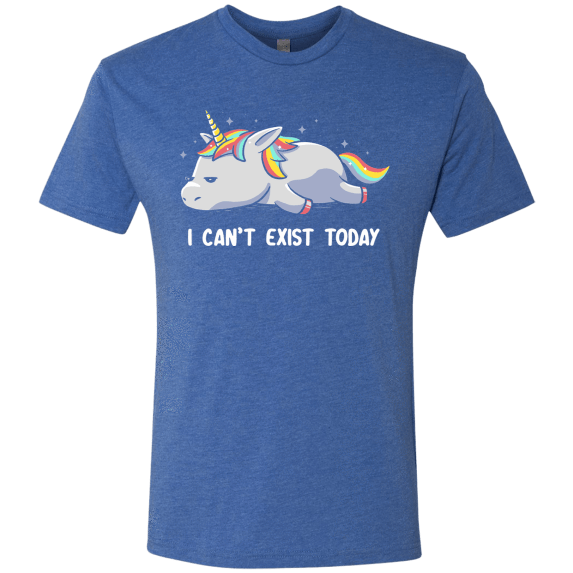 T-Shirts Vintage Royal / S I Can't Exist Today Men's Triblend T-Shirt