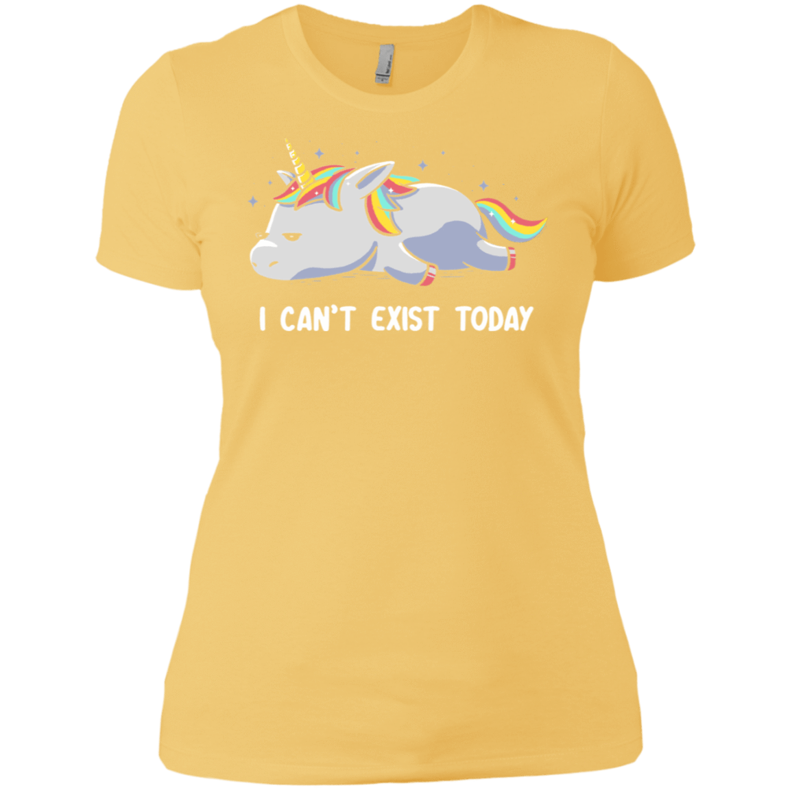 T-Shirts Banana Cream/ / X-Small I Can't Exist Today Women's Premium T-Shirt