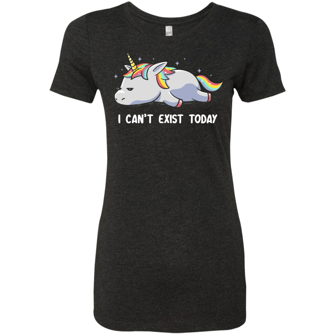 T-Shirts Vintage Black / S I Can't Exist Today Women's Triblend T-Shirt