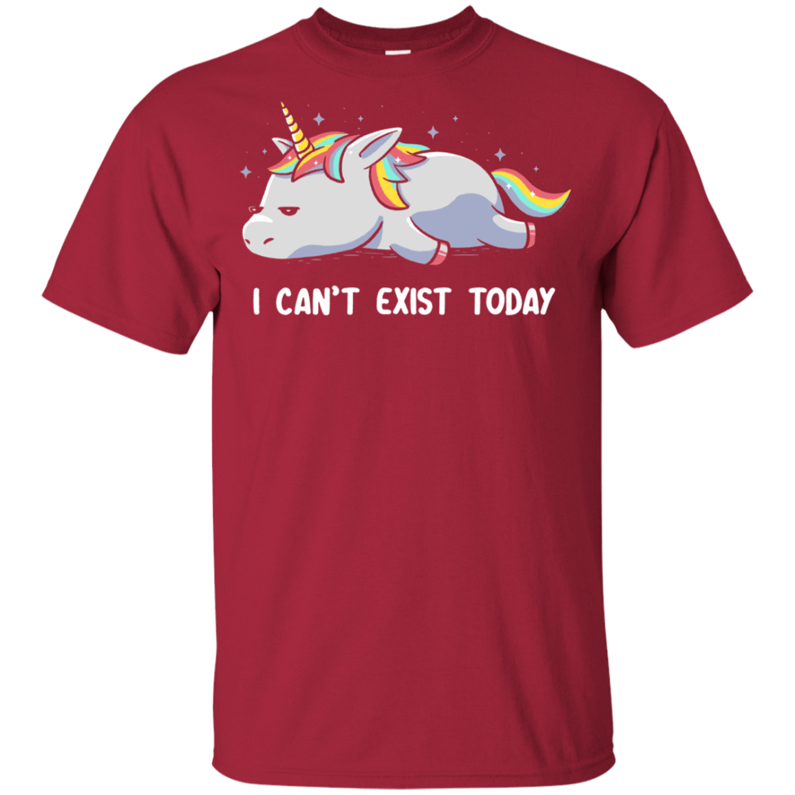 T-Shirts Cardinal / YXS I Can't Exist Today Youth T-Shirt