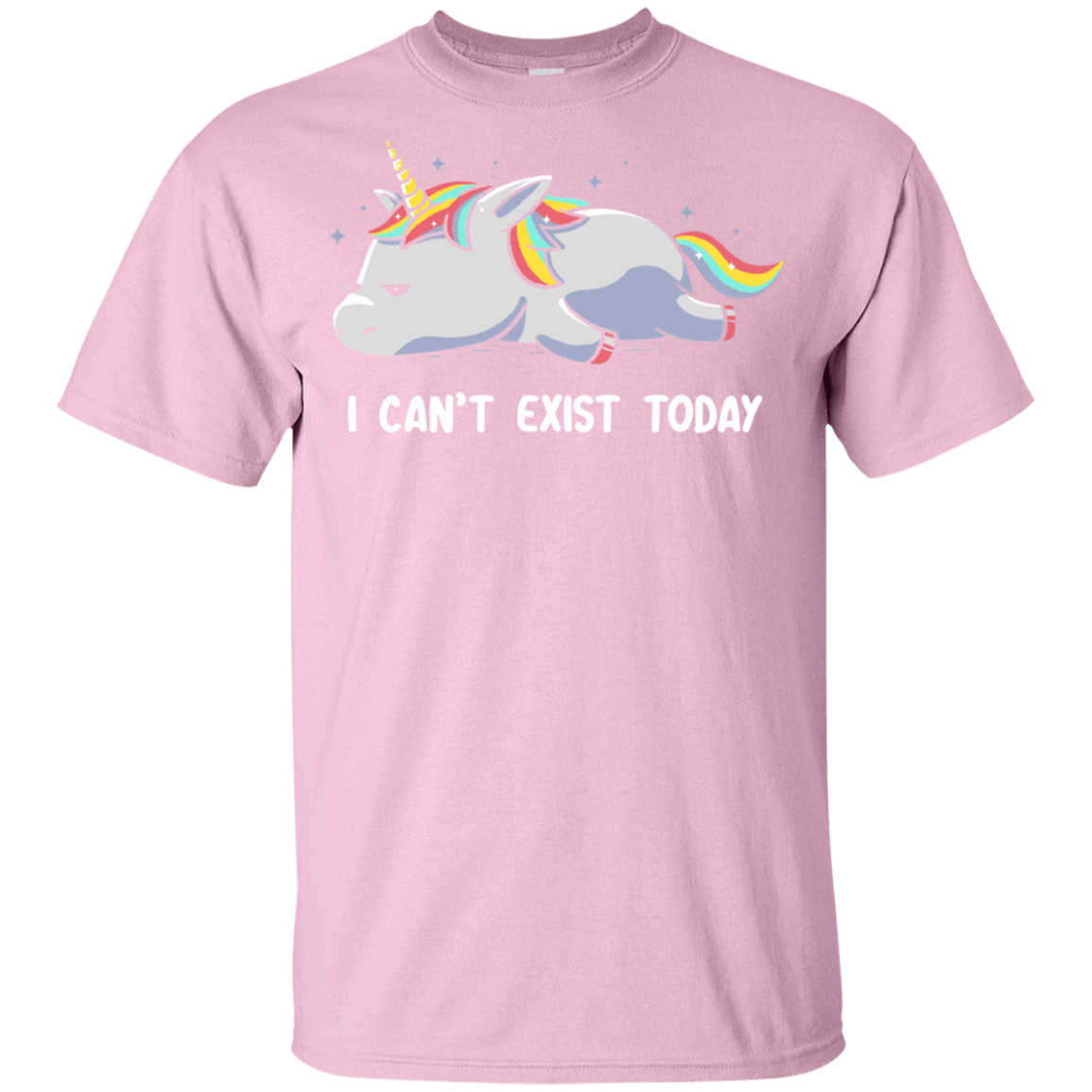 T-Shirts Light Pink / YXS I Can't Exist Today Youth T-Shirt