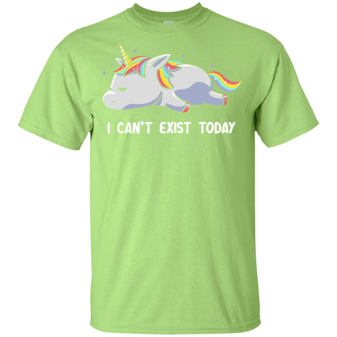 T-Shirts Mint Green / YXS I Can't Exist Today Youth T-Shirt
