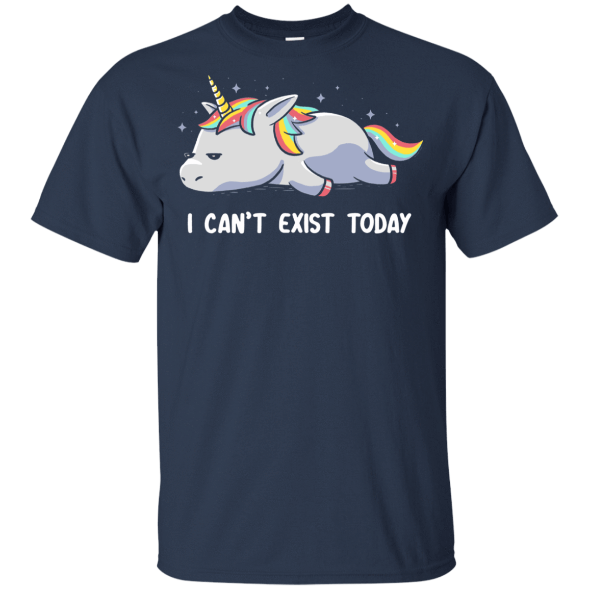 T-Shirts Navy / YXS I Can't Exist Today Youth T-Shirt