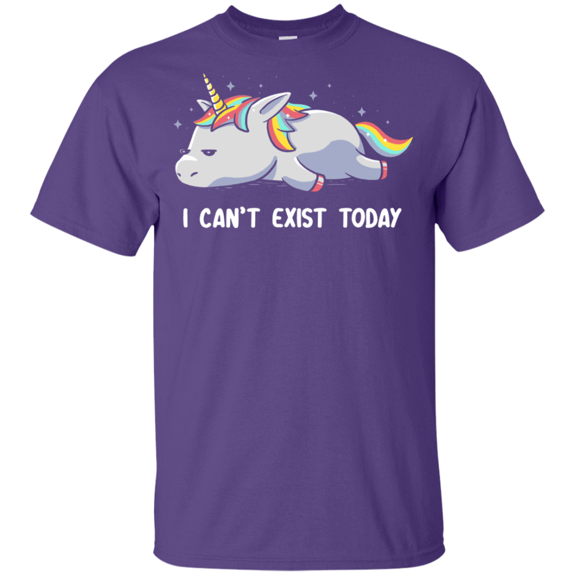 T-Shirts Purple / YXS I Can't Exist Today Youth T-Shirt