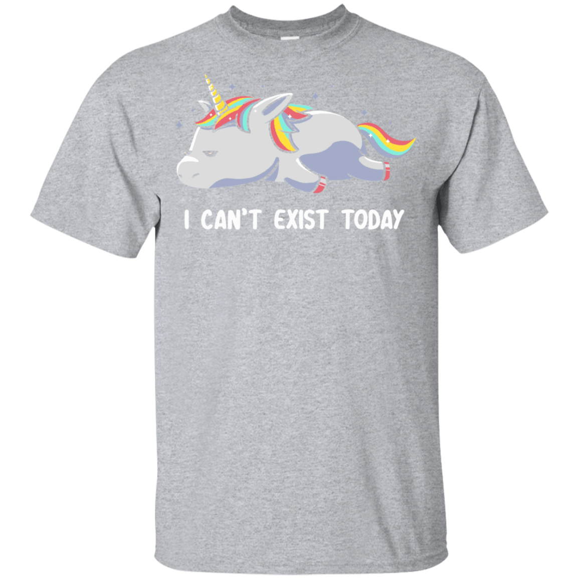 T-Shirts Sport Grey / YXS I Can't Exist Today Youth T-Shirt