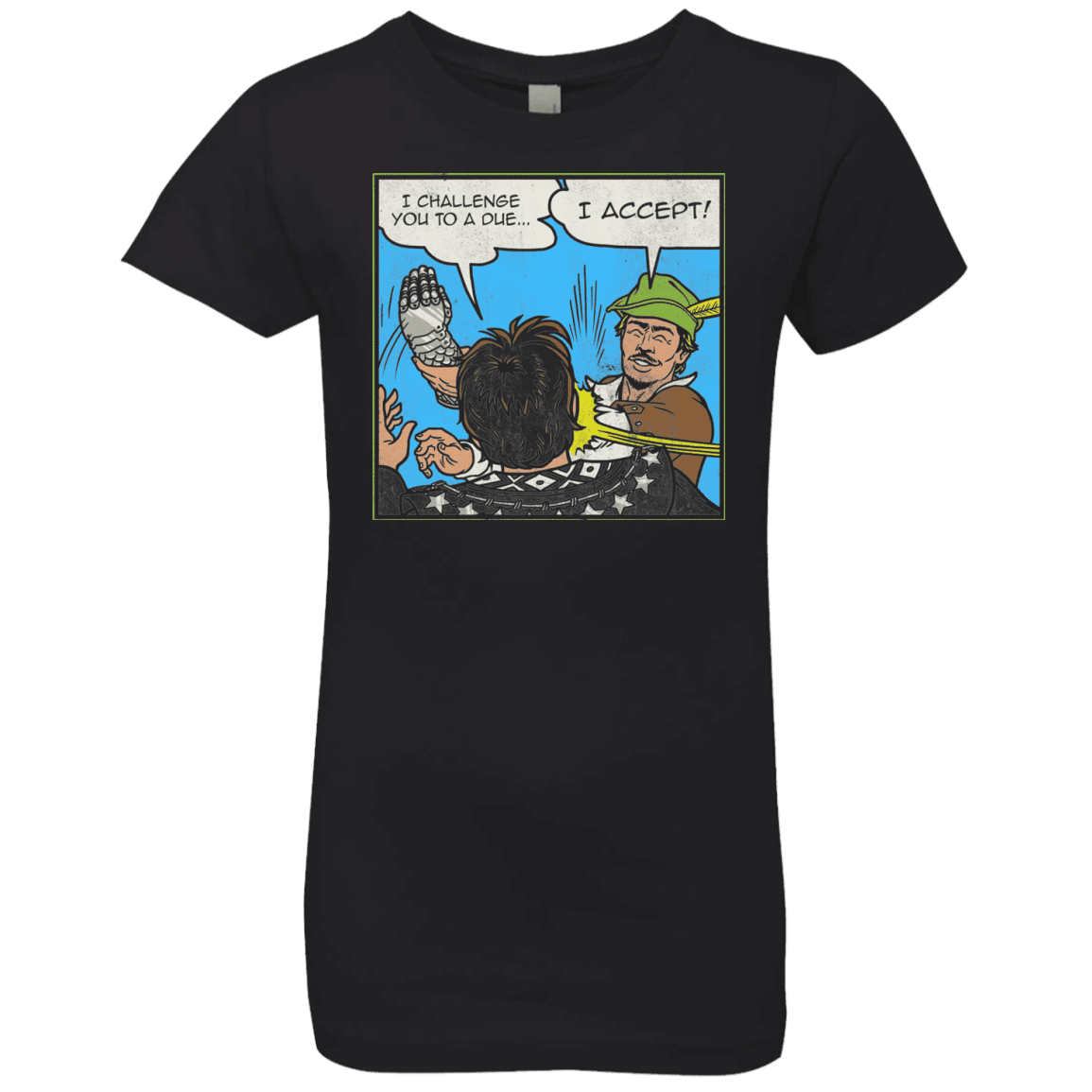 T-Shirts Black / YXS I Challenge You to a Duel Girls Premium T-Shirt