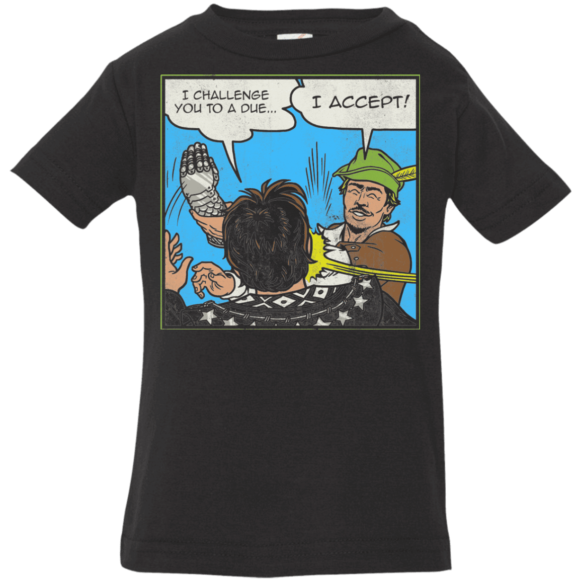 T-Shirts Black / 6 Months I Challenge You to a Duel Infant Premium T-Shirt