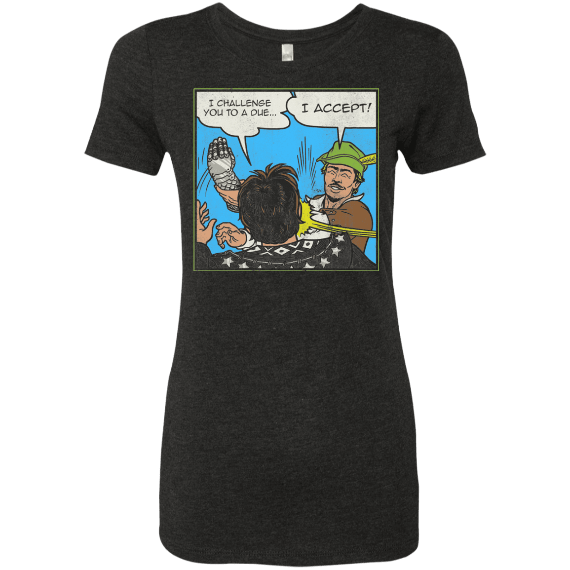T-Shirts Vintage Black / S I Challenge You to a Duel Women's Triblend T-Shirt