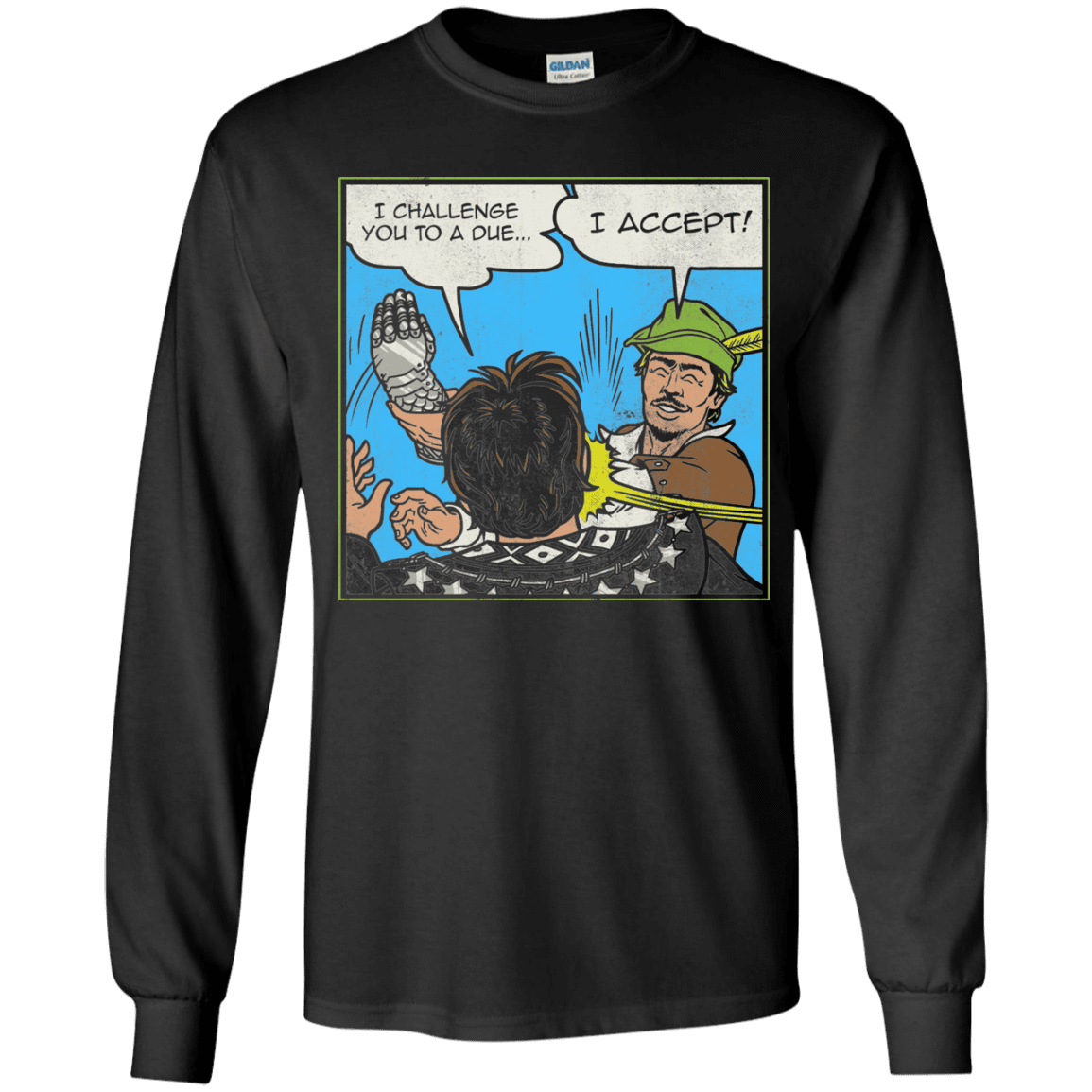 T-Shirts Black / YS I Challenge You to a Duel Youth Long Sleeve T-Shirt