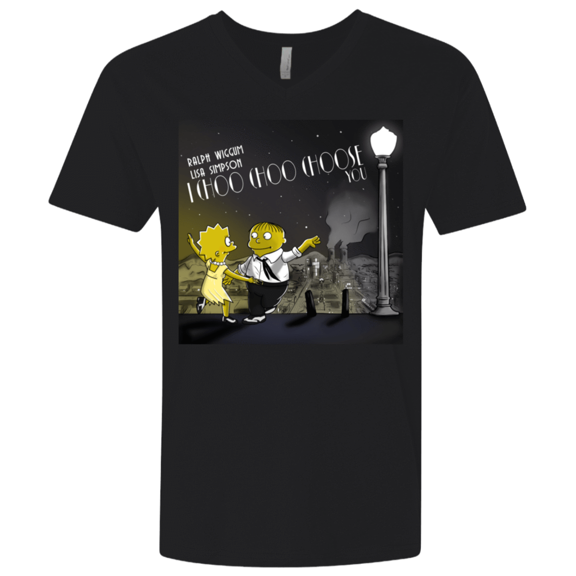 T-Shirts Black / X-Small I Cho Cho Choose You Men's Premium V-Neck